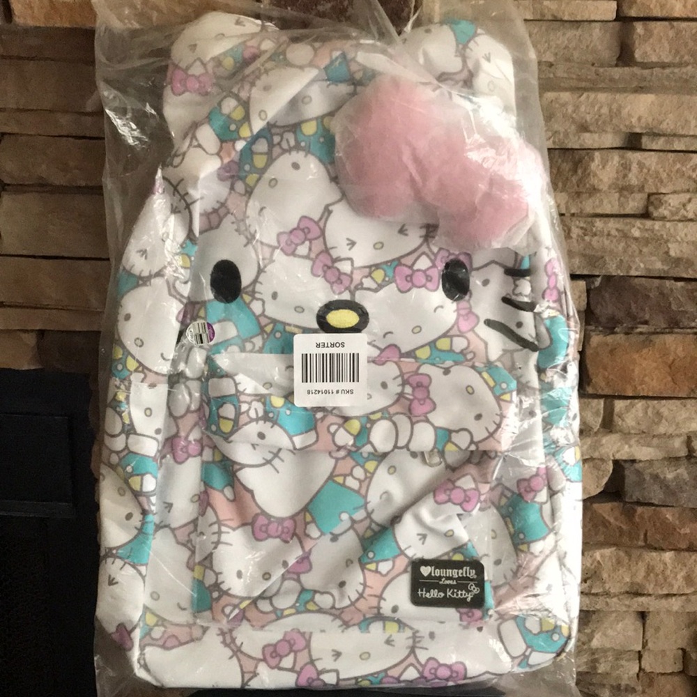 Loungefly x Hello Kitty backpack bag pastel